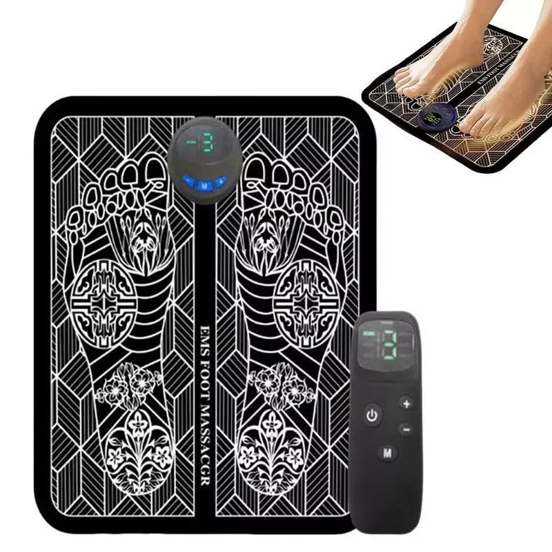 

NEW2023 EMS Foot Massage Mat Feet Acupoints Mat Massage Pad Massage Pad To Relax Feet Muscles Portable For Home And Office Use