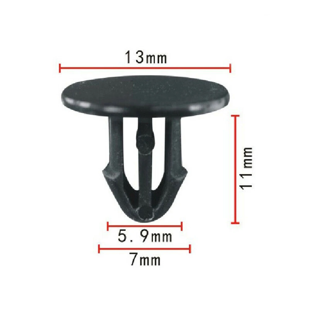 Фото 20 шт., внешние капоты из нейлона для Honda Civic, Acura Integra 91501-SL4-003 №2