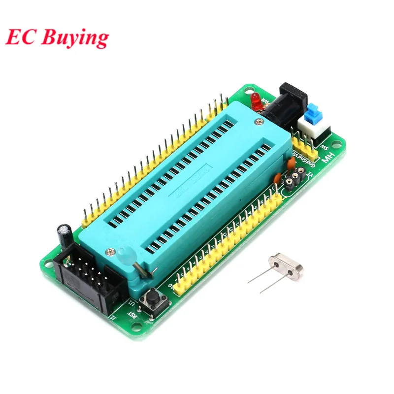 51 AVR MCU STC Минимальная системная плата Обучение развитию STC89C52 AT89S52 40P Модуль блокировки сиденья Программатор микроконтроллера