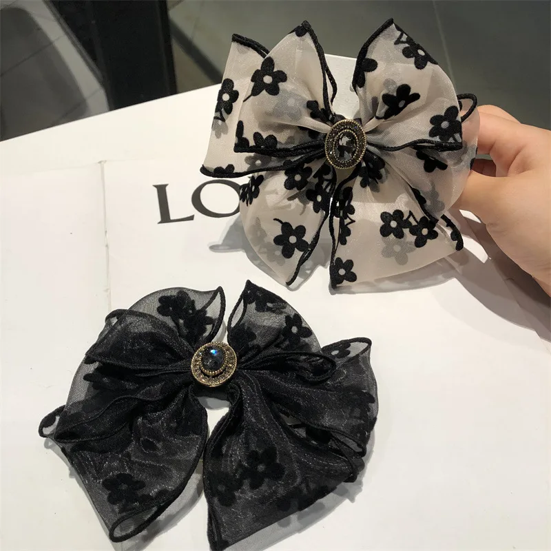 

Big Bowknot Hairpin Girl Little Fragrant Summer Headwear Japanese Super Fairy Outgoing Temperament Clip
