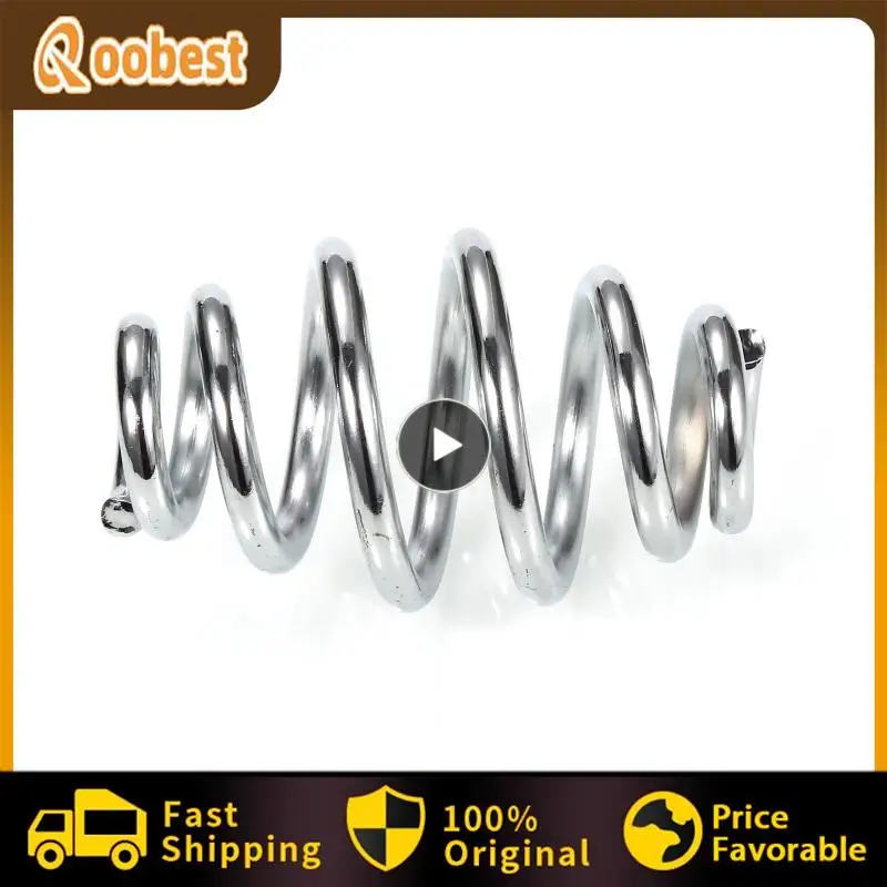 

NEW Chrome 3" Barrel Coiled Solo Seat Springs for Harley Chopper Bobber Softail