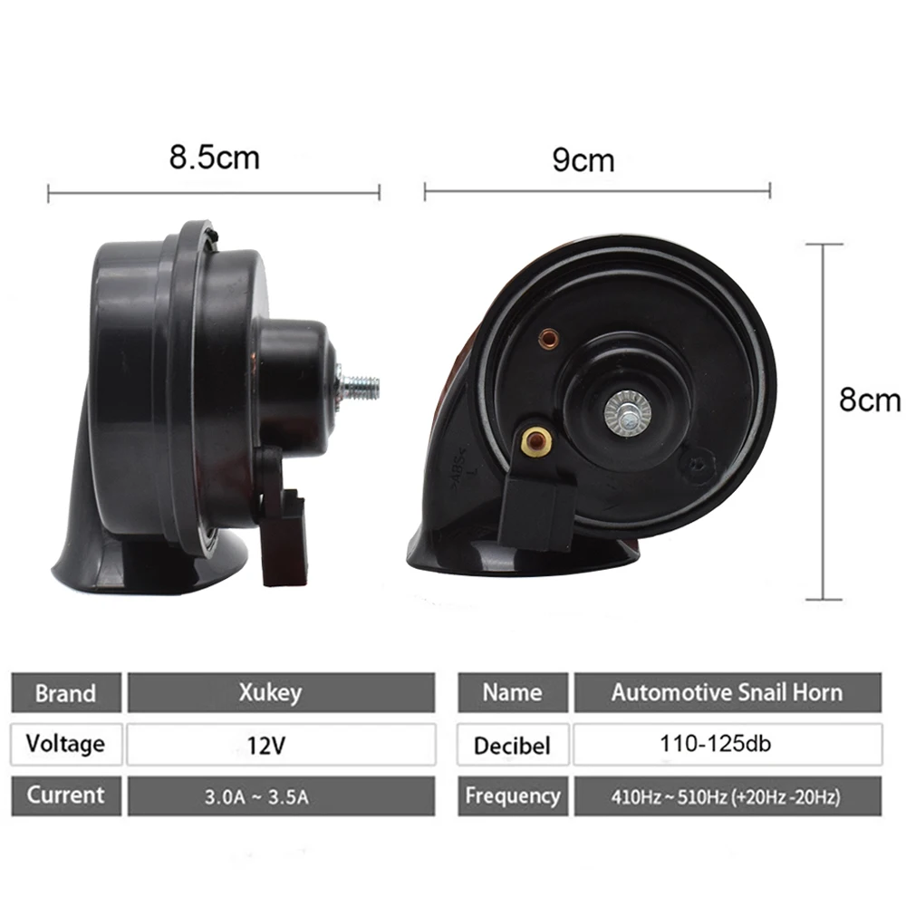 Рог улитки двухцветный для Toyota Corolla Avensis Yaris CHR Avalon Camry Highlander Land Cruiser Prius RAV4 Sequoia 12 В 120