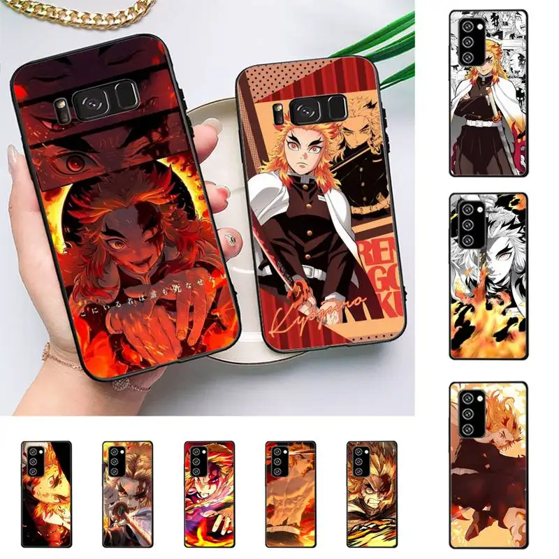 

Demon Slayer Rengoku Kyoujurou Phone Case for Samsung Note 5 7 8 9 10 20 pro plus lite ultra A21 12 72