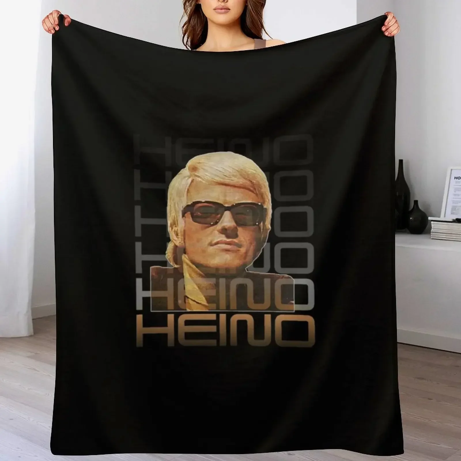 Ретро Heino Tribute Art Volksmusik Icon подарок для фанатов мужчин и женщин семейное одеяло на