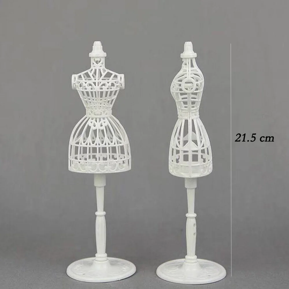 

1pcs For Barbie Dolls Accessories Mannequin Fantasy Doll Display Holder Dress Clothes Gown Hollow Model hanger Stand Rack Holder