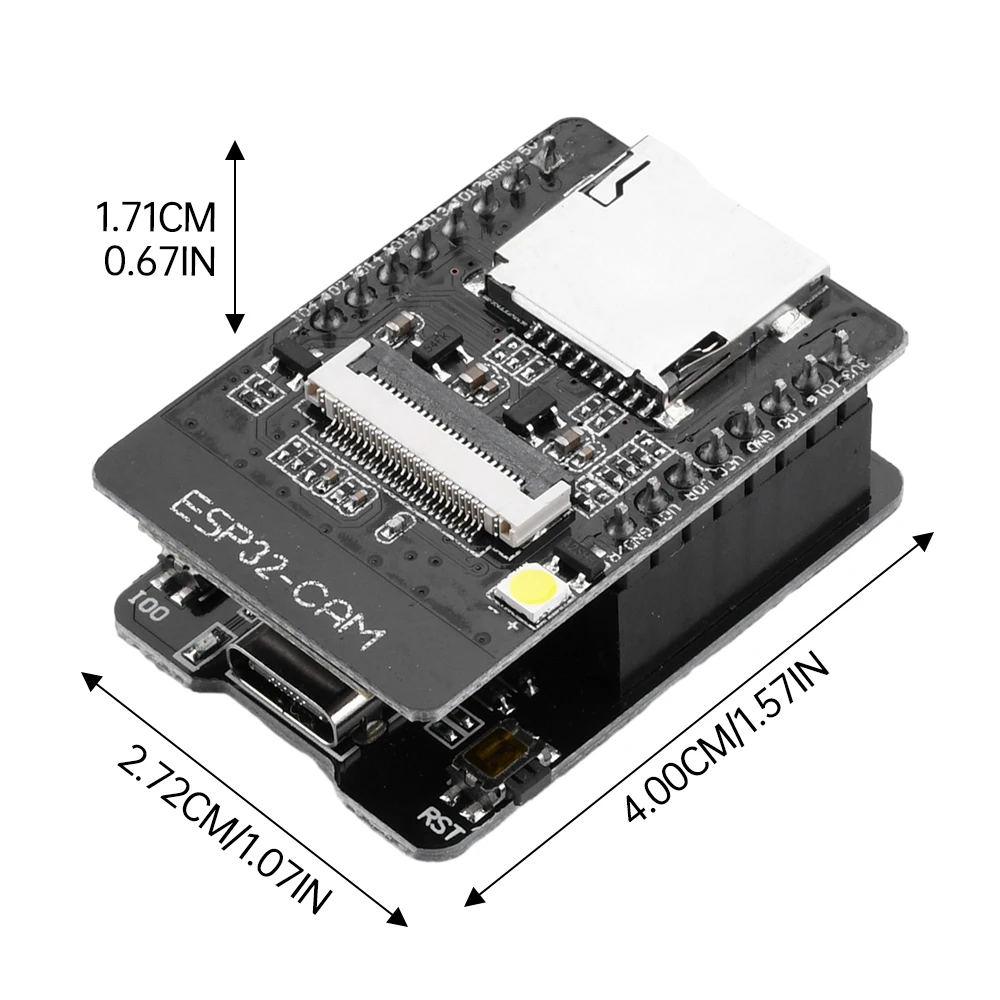 ESP32-CAM-MB Type-C/Micro USB ESP32 Serial to WiFi Bluetooth макетная плата CH340 CH340G 5V с камерой OV2640