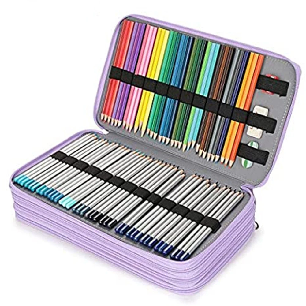 Case Cute Bee Monkey Pencilcase High Capacity Cartridge Stationery Portable School Pen Box Kit