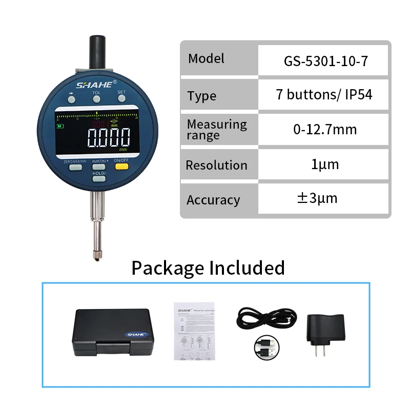 

Электронный микрометр SHAHE 0-12,7 мм