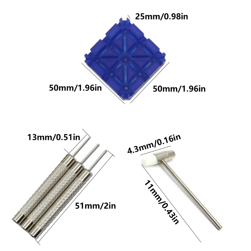 Инструмент для снятия звеньев ремня ремонта часов