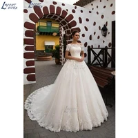 pink 2 in 1 lace appliques wedding dresses long ball gown court train formal bridal vestidos de novia custom customized made