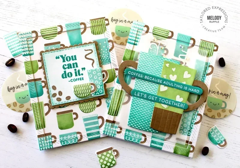 Полоски кофейные штампы трафареты штамп ремесло тиснение сделайте бумага шаблон