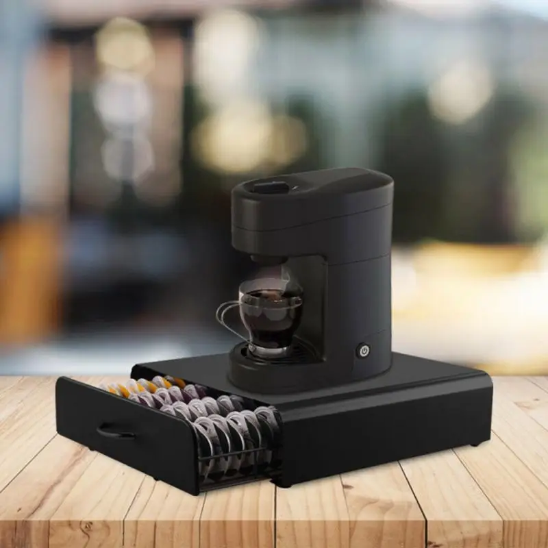 

Ящик для кофейных капсул Nespresso, подставка под кофейную машину Nespresso, металлический стеллаж для хранения, бытовые принадлежности для хранени...
