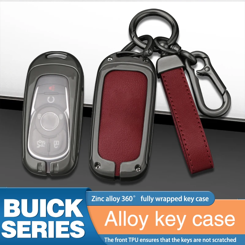 

Car Key Case Cover Shell Fob for Buick Envision Vervno GS 20T 28T Encore NEW LACROSSE Opel Astra K Interior Accessories Keychain