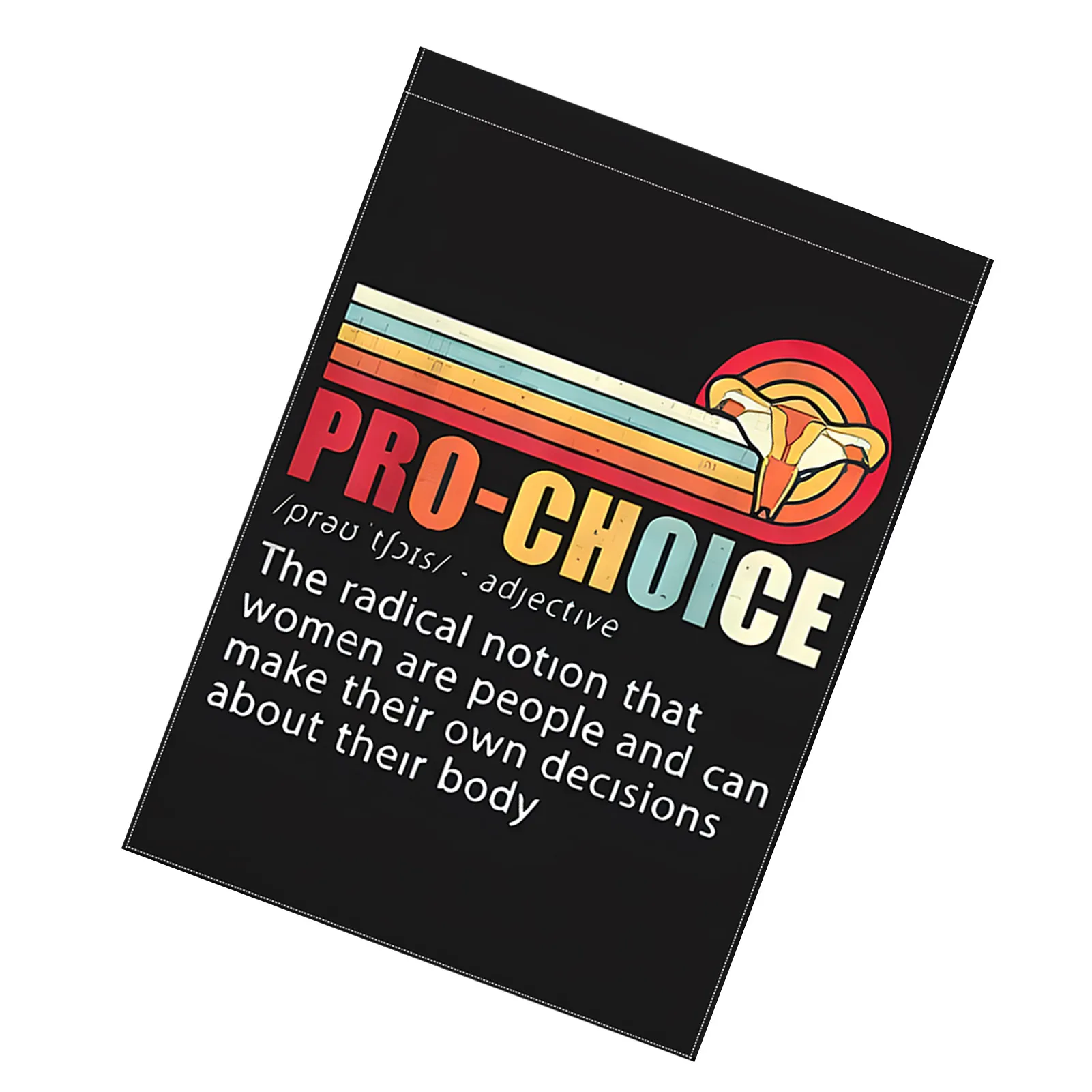 

My Body My Choice Flag Double Sided Pro Choice Flag Support Feminism Social Feminist Movements Gender Equality Decoration Banner
