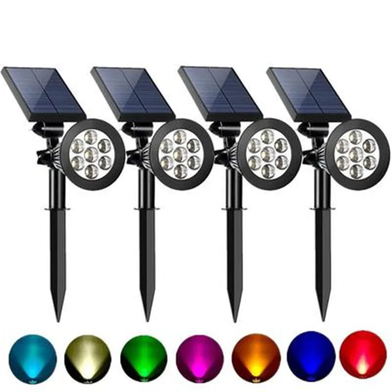 

LED Solar Spotlight Lawn Lawn Light Garden Light Garden Light Tree Park Landscape Decorative Light.
