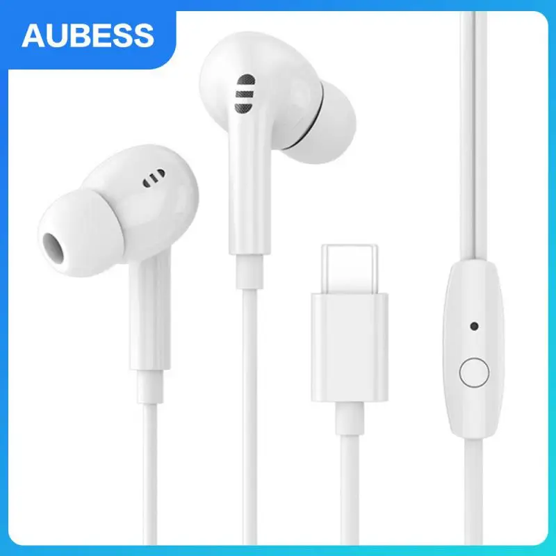 

Pure Copper Core Stronger Bass Sleep Phones Light Type C Earphones Convenient Wired Headset In Ear Sleep Earphones About 120cm