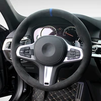 alcantara steering wheel for bmw m sport g30 g31 g32 g20 g21 g14 g15 g16 x3 g01 x4 g02 x5 g05 steering cover for bmw