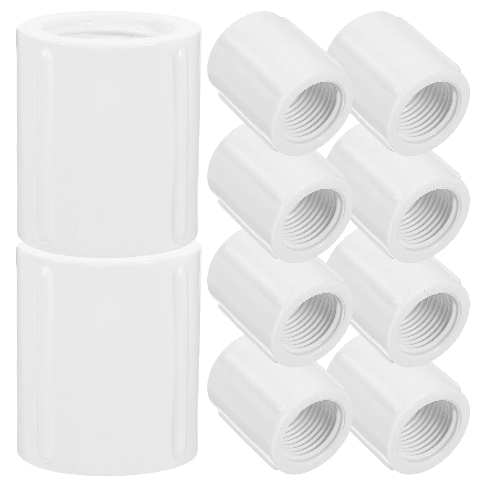 

20 Pcs Pvc Water Pipe Fitting Adapter Connector Garden Accessories Shelf Joint Connectors White Fittings Adapters