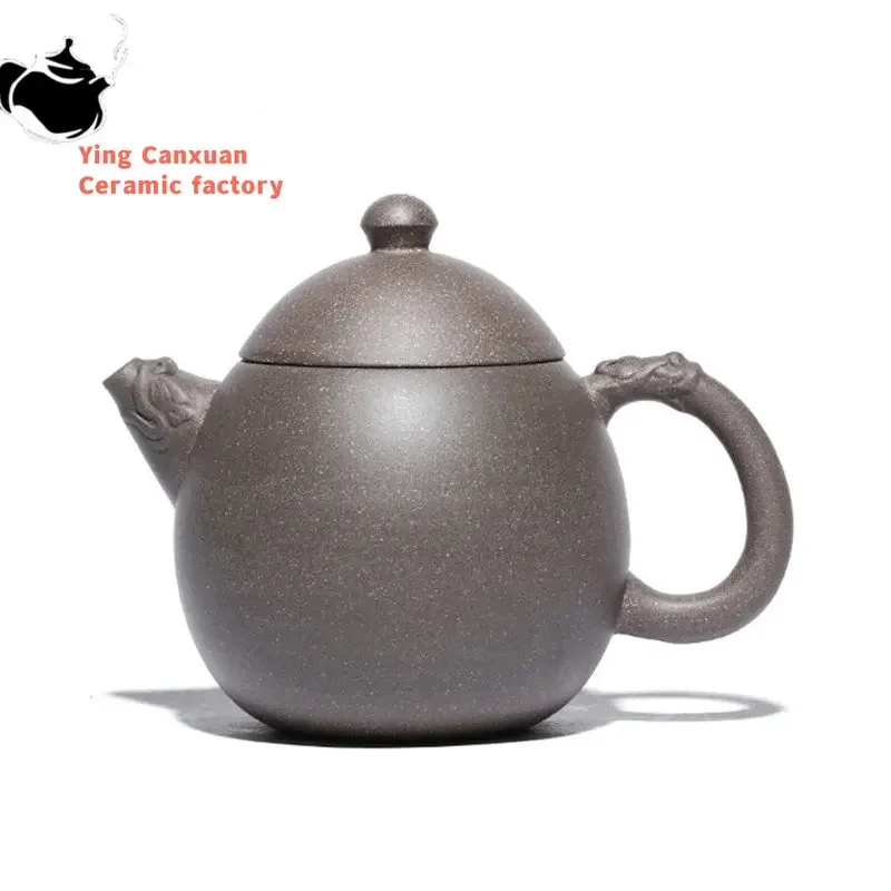 

Chinese teapot Classic teapot 240ml Purple Clay Teapots Handmade Section Mud Dragon Egg Tea Pot Zisha Beauty Filter Kettle Hou