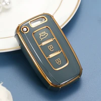 tpu car key case cover protection shell keychain holder for hyundai ix35 sonata 8 for kia forte rio 3 k2 k3 k5 sportage style