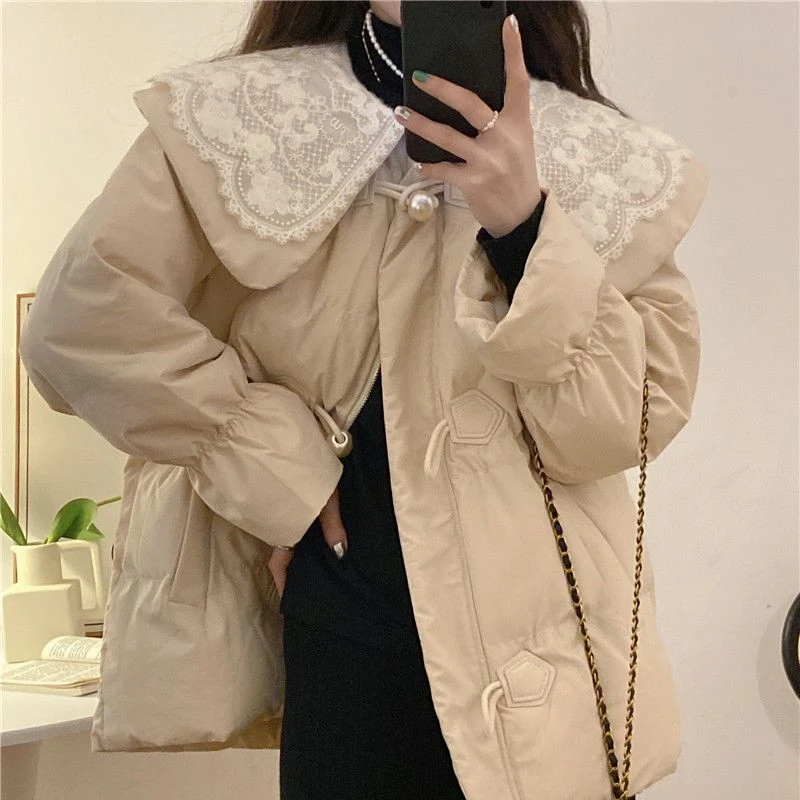 

Female Down Jacket Padding Very Warm Demi-season Outer Parkas New In Super Hot Winter Puffer Trend Coat for Women 2023 Promotion