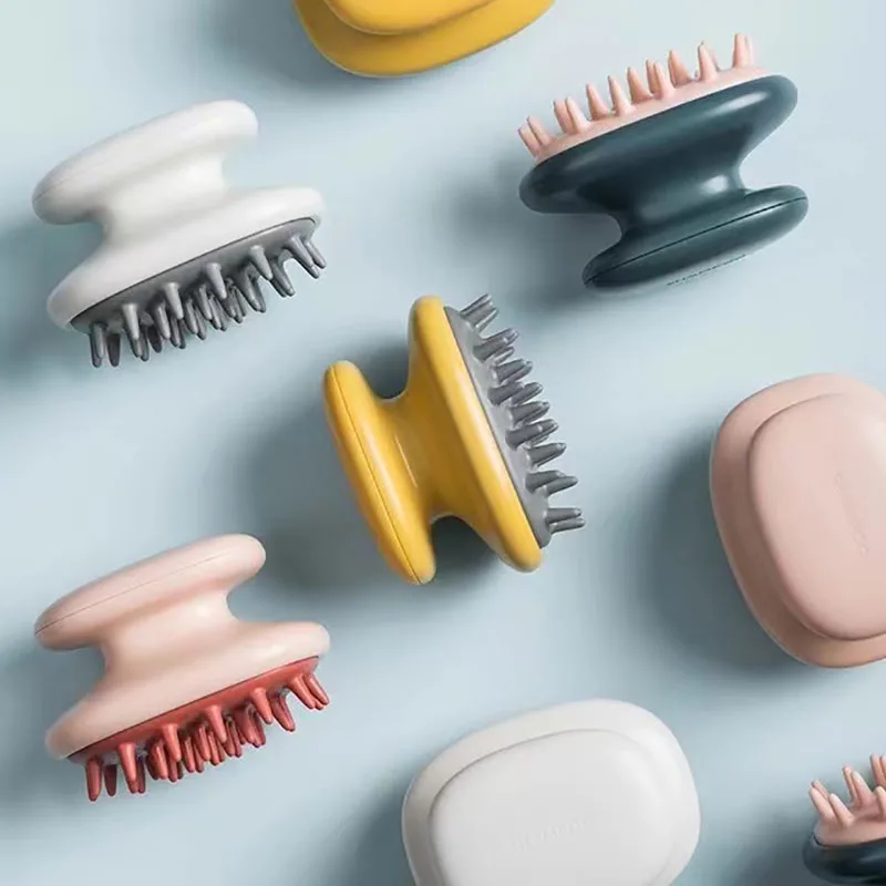 

Multifunctional Shampoo Brush Handheld ABS Scalp Shampoo Massage Brush Shower Hair Comb Mini Head Meridian Massage Comb