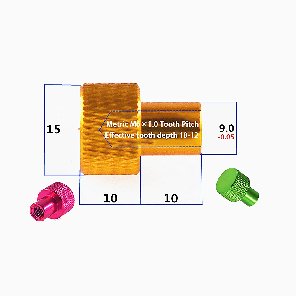 1 шт. цветная гайка для потайного отверстия M3 M4 M5 M6 M8 M10 накатанные гайки большого