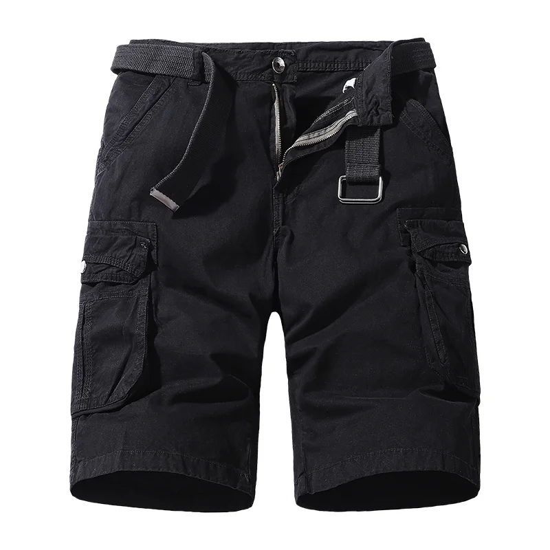 

Military Cargo Men's Shorts Summer Waterproof Multi-pocket Military Short Men Loose Work Casual Short Pants Tactical Joggers
