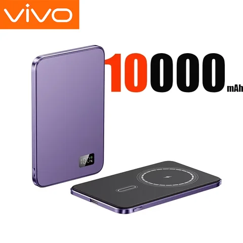 VIVO 50000 мАч Магнитный портативный беспроводной PowerBank PD22.5W Внешняя батарея с быстрой зарядкой для Magsafe для iPhone Samsung