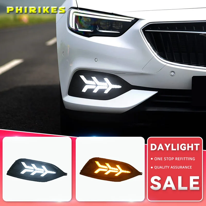 

Светодиодный дневные ходовые огни для Buick Regal 2017-2020, противотуманные фары ABS 12 В DRL