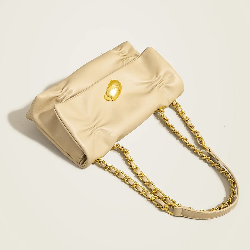 2023 Minimalist Soft Leather Young Ladies Black Solid Cross Body Bags Women Vintage Khaki Crossbody Purse Leather Shoulder Bags