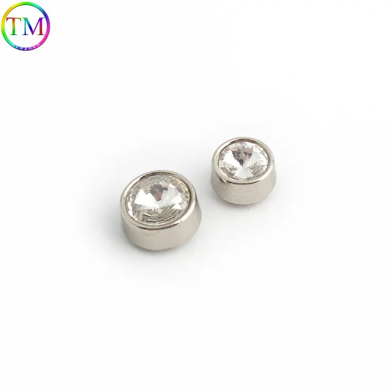 50-200 Pieces Round Mushroom Rivets Crystal Rivet Stud Nail Diy Leather Craft Shoes Clothing Bag Repair Hardware Accessories