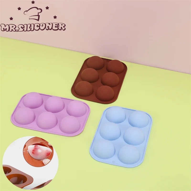 

5 шт., круглые силиконовые формы для выпечки «сделай сам»