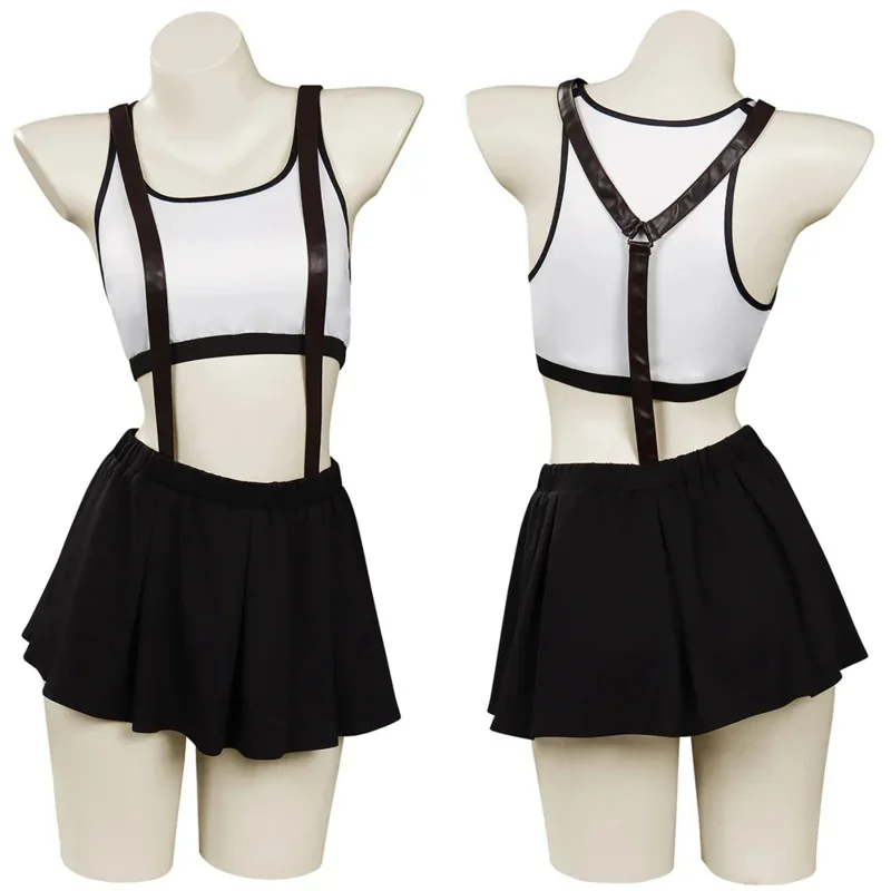 Новинка 2025 года костюмы для косплея Final Fantasy 7 Remake Тифа Локхарт верхняя юбка