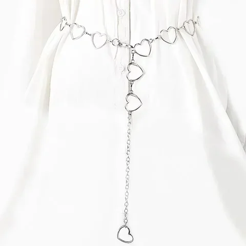 Массивный пояс-цепочка Macroupta золотистый/серебряный