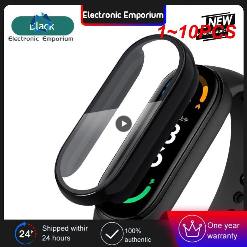 

Защитная пленка для экрана Mi band 5 6 4 3, стеклянная фотопленка для смарт-часов, полноразмерная защита для Mi Band, 1 ~ 10 шт.