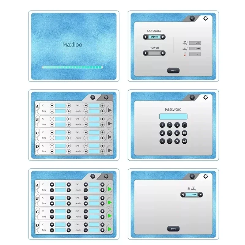 Неинвазивный Cyro EMSlim 4 охлаждающих пластины устройство для удаления целлюлита