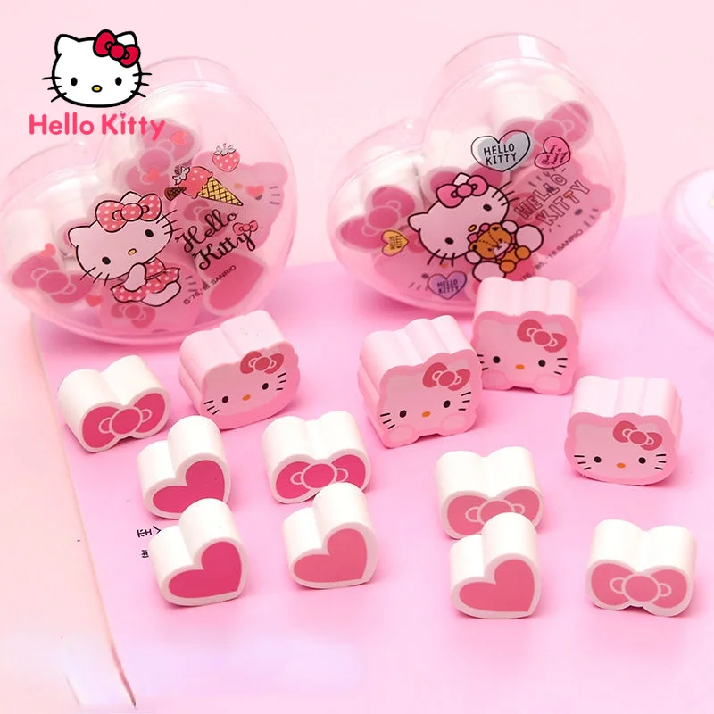 

Школьные принадлежности Hello Kitty, креативные милые ученики, чистый ластик без отметки, ластик для начинающих, тренировочный карандаш, супер м...