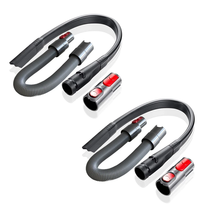 

2X For Dyson V7 V8 V10 Vacuum Cleaner Hose Retractable Extension Hose Kit