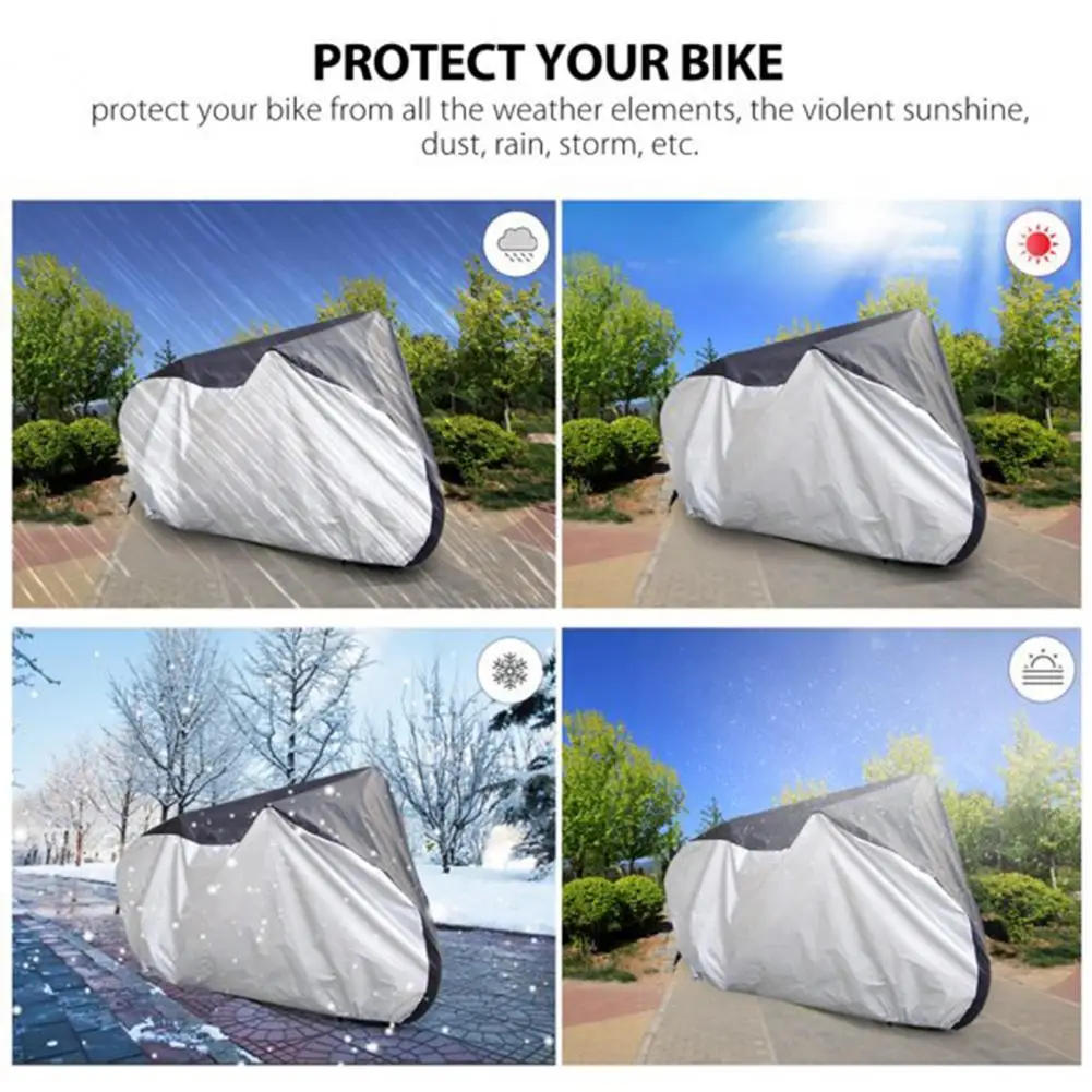 

Bike Rain Cover Dust-proof Water-proof Folding Rain Sun UV Proof Sport Bike Cover for Outdoor