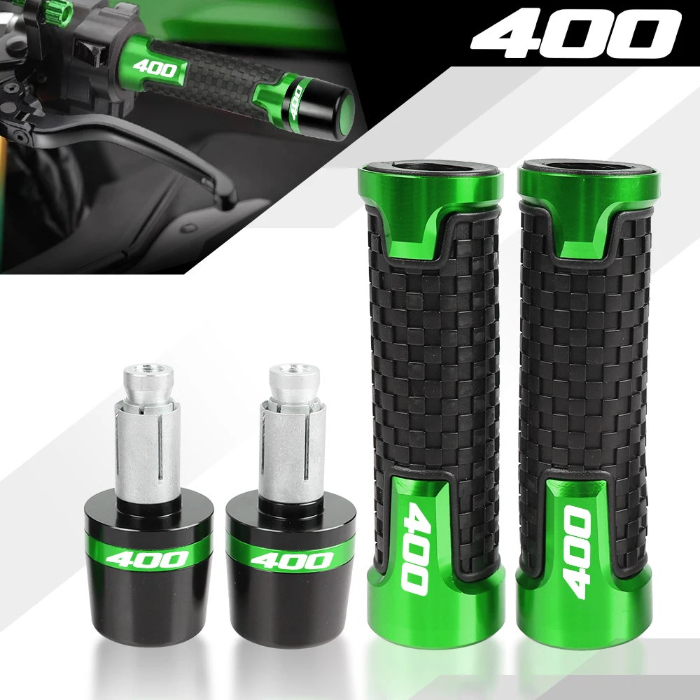 

Scooter For KAWASAKI 400 NINJA400 2018 Motorcycles Accessories CNC Aluminum 7/8'' 22mm Handle bar Handle grips handlebar grip