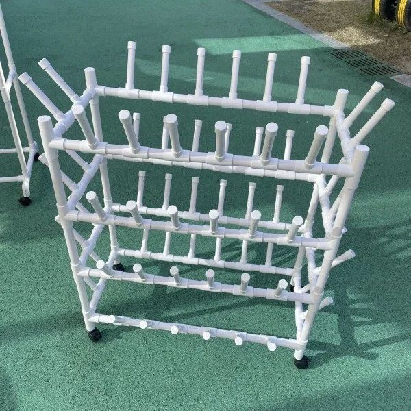 ПВХ водопроводная труба для детского сада вешалка дождевой одежды песочный