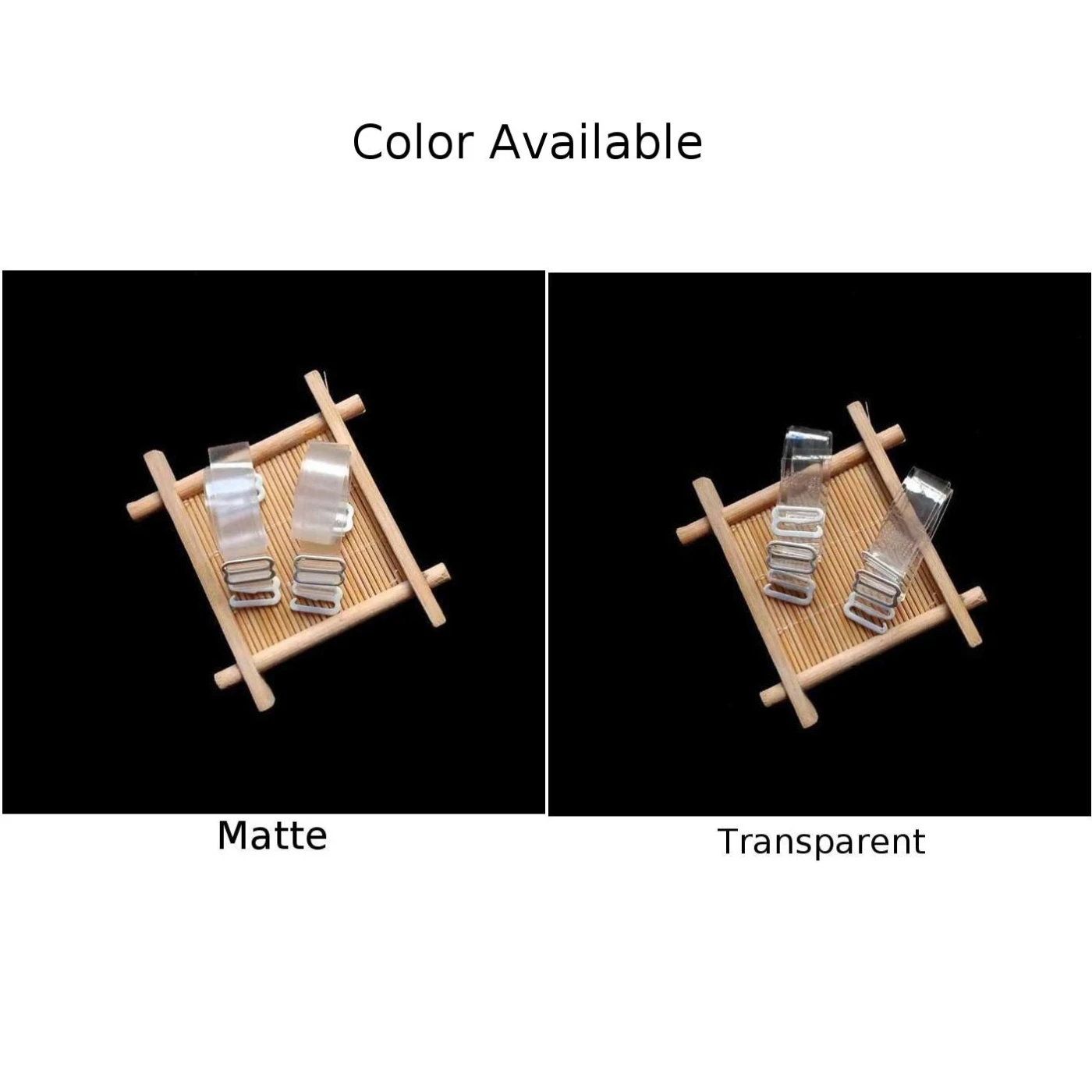 Бюстгальтер Прозрачный матовый с регулируемыми лямками ширина 1 2 см пара