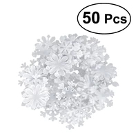 window stickers wall snowflake christmas clings snowflakes 3d xmas decals background decor bedroom white diy ceiling room green