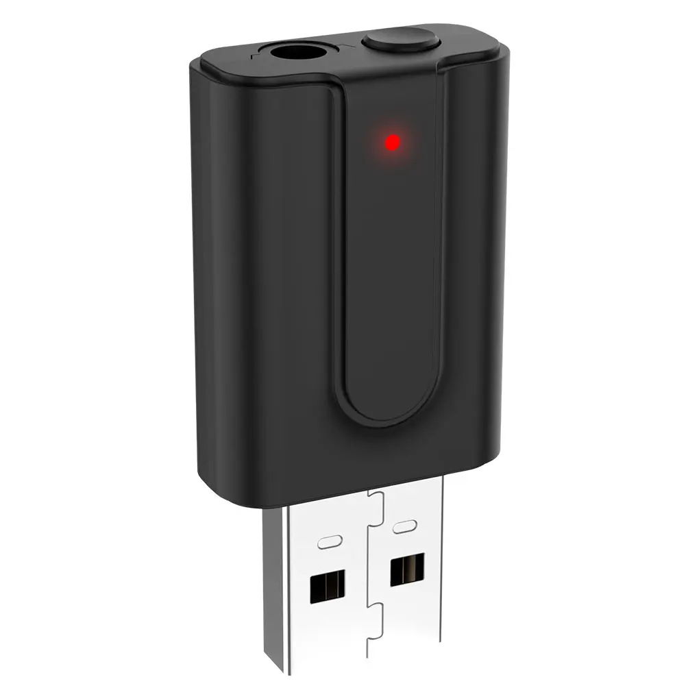

Bluetooth Transmitter Receiver TV 2 IN 1 3.5mm AUX HIFI Stereo Audio USB Mini Wireless Adapter For Speakers Car PC