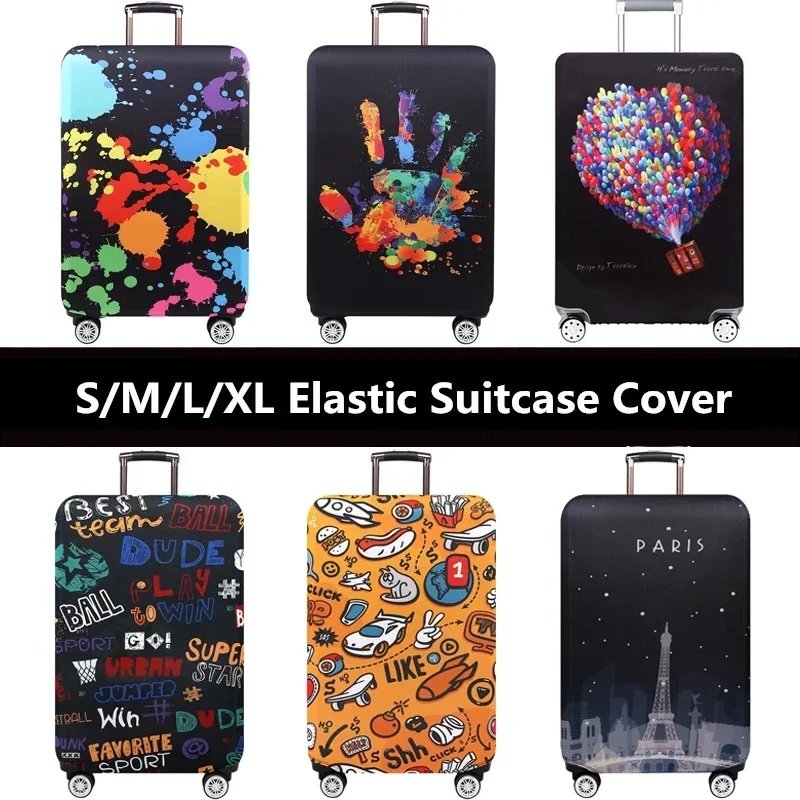 

Multifunctional Luggage Cover Students Office Worker Move House Pull Rod Case Dust Sleeve Outdoor Protective Elastic Cloth Items