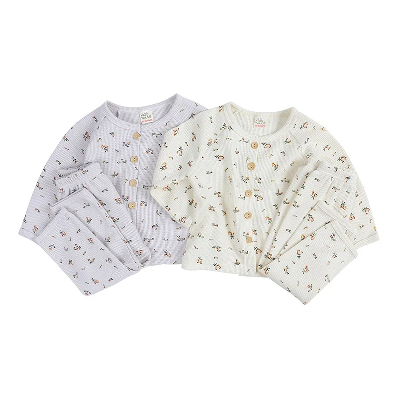 

Baby Boy Girl Clothes Sets Spring Newborn Baby Girl Clothing Tops + Pant Outfits Baby Knit Sweater Baby Pajamas Sets 1-6Year