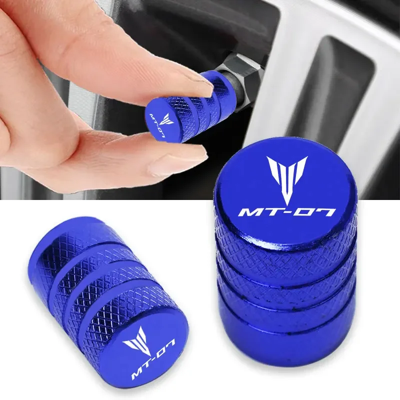 

For YAMAHA MT-07 MT07 mt 07 all year 2017 2018 2019 2020 Motorcycle CNC Wheel Tire Valve Air Port stem caps Accessories
