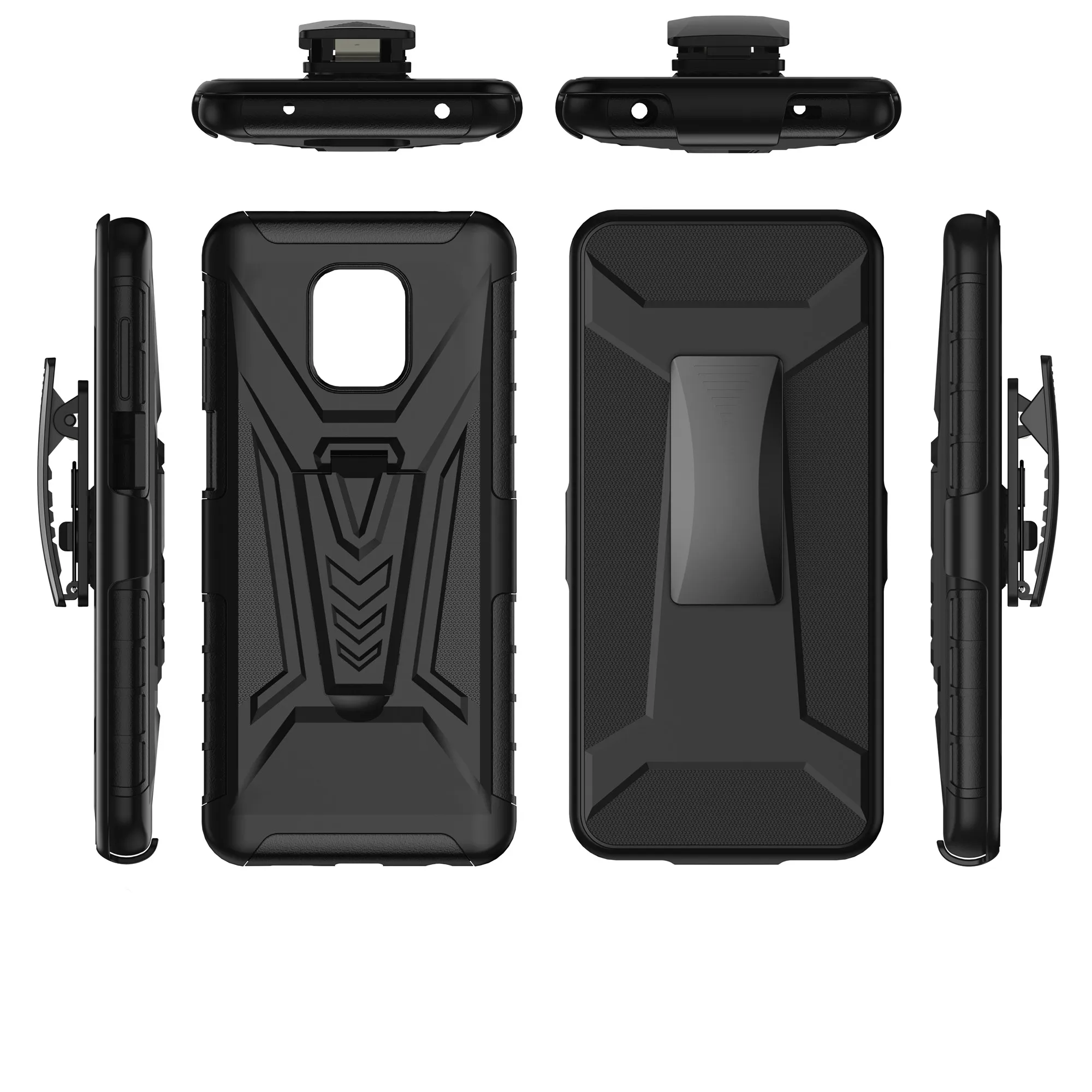 Phone Cases for Xiaomi Redmi Note 11 10 Pro 9T 10X 4G 9A 9C 9S 8 Mi Note 10 CC9Pro Armor Shockproof Case with Belt Clip Stand