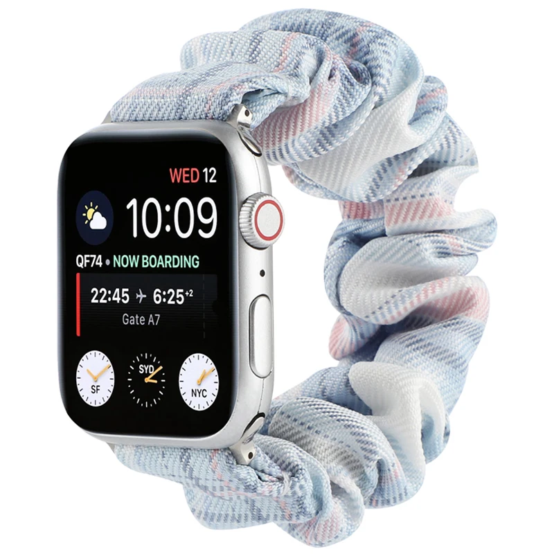 

Ремешок нейлоновый для Apple Watch Band 44 мм 45 мм 40 мм, браслет для iWatch 41 мм 42 мм 38 мм, correa Apple Watch Series 7 6 5 4 3 SE
